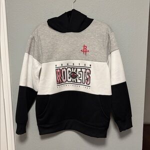 NBA Rockets Black and White Hoodie Kids: XL 18/20